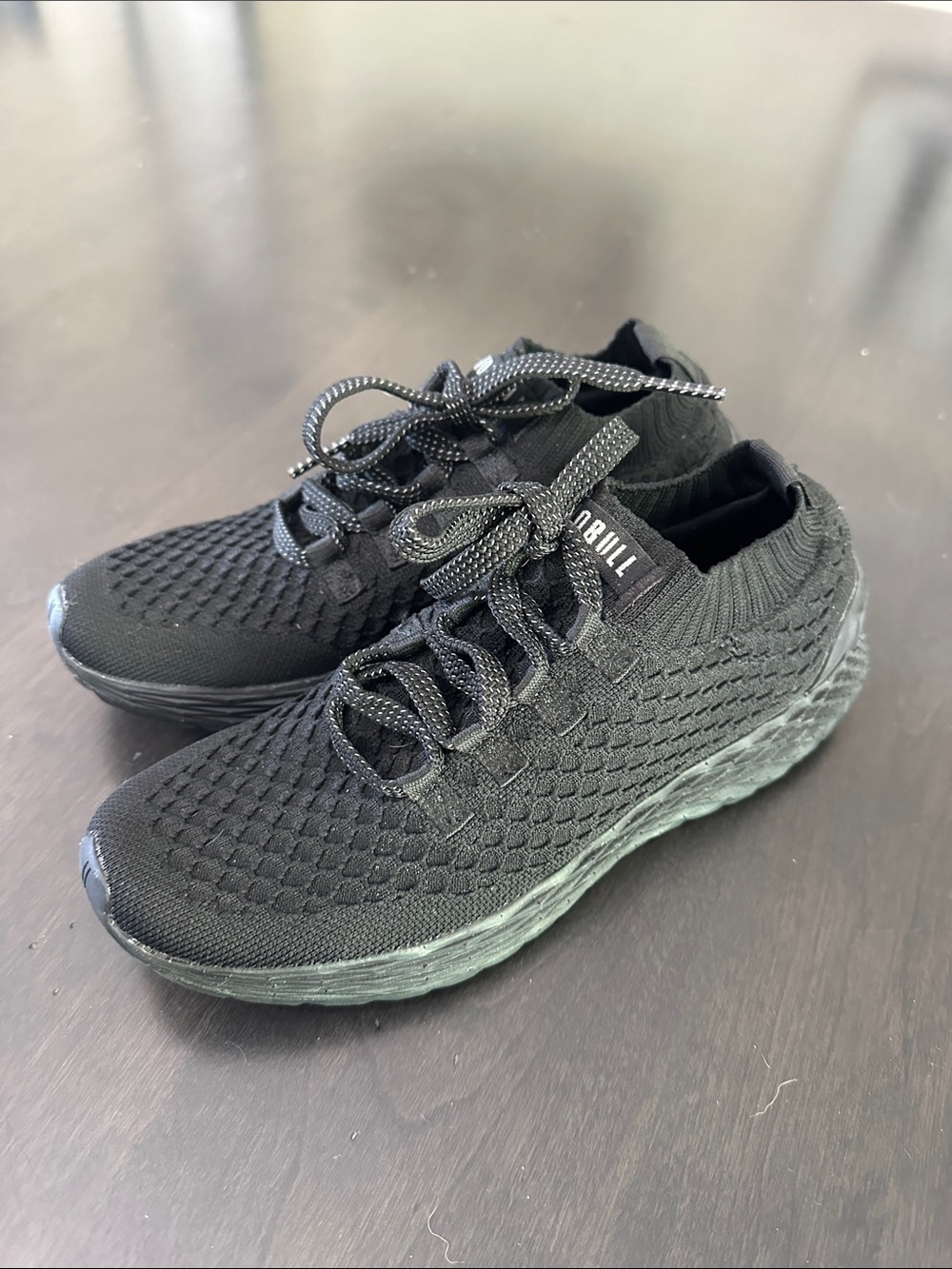 NOBULL Black Knit Slip-On Sneakers